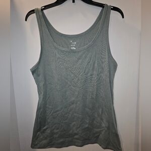 a new day Olive Sage Scoop Neck Tank Top